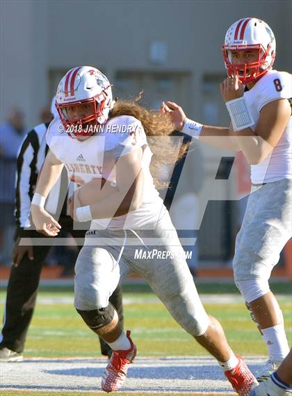 Thumbnail 1 in Liberty @ Bishop Gorman (NIAA 4A Desert Region Final) photogallery.