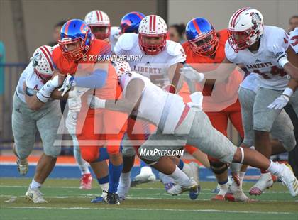 Thumbnail 3 in Liberty @ Bishop Gorman (NIAA 4A Desert Region Final) photogallery.