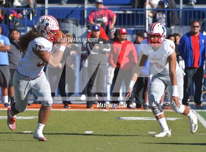 Thumbnail 2 in Liberty @ Bishop Gorman (NIAA 4A Desert Region Final) photogallery.