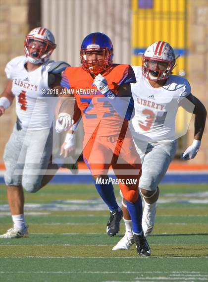 Thumbnail 3 in Liberty @ Bishop Gorman (NIAA 4A Desert Region Final) photogallery.