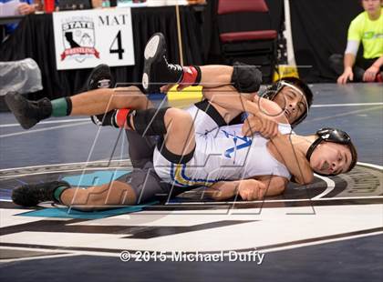 Thumbnail 1 in CIF State Boys Wrestling Championships (Round 2) photogallery.