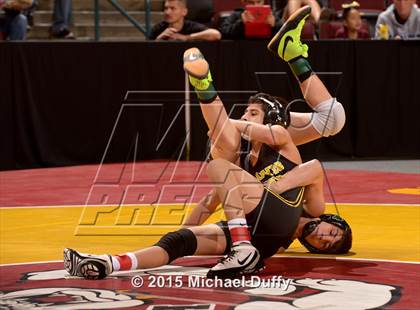 Thumbnail 2 in CIF State Boys Wrestling Championships (Round 2) photogallery.