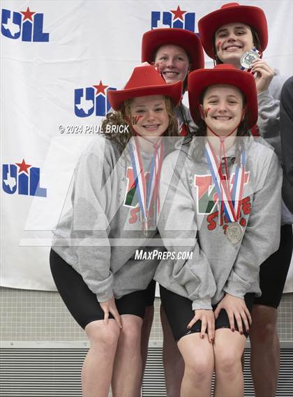 Thumbnail 3 in UIL 6A Swimming & Diving Finals photogallery.