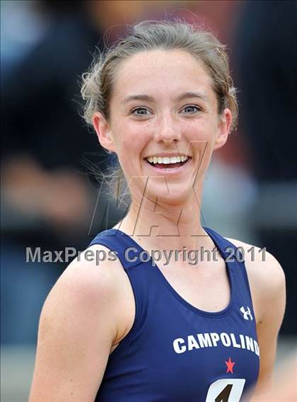 Thumbnail 3 in CIF NCS Masters Track & Field Championships (Girls 3200) photogallery.