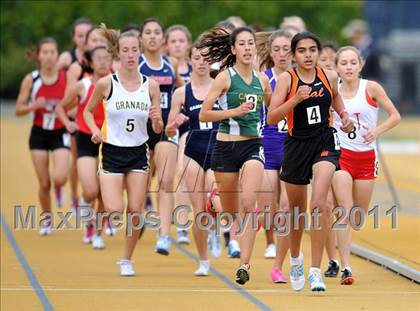 Thumbnail 1 in CIF NCS Masters Track & Field Championships (Girls 3200) photogallery.