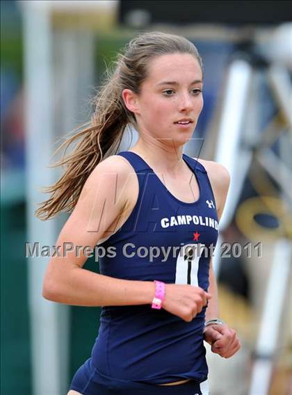 Thumbnail 3 in CIF NCS Masters Track & Field Championships (Girls 3200) photogallery.