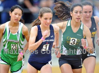 Thumbnail 1 in CIF NCS Masters Track & Field Championships (Girls 3200) photogallery.