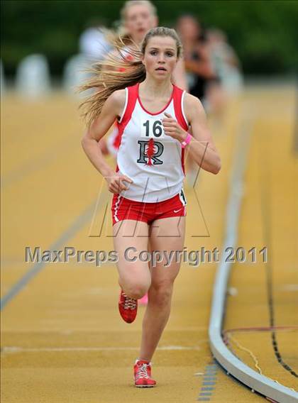 Thumbnail 1 in CIF NCS Masters Track & Field Championships (Girls 3200) photogallery.