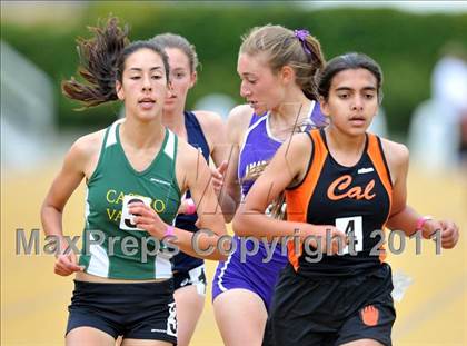 Thumbnail 1 in CIF NCS Masters Track & Field Championships (Girls 3200) photogallery.