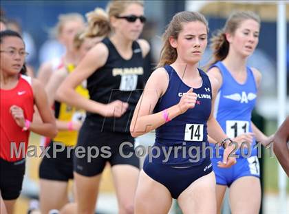 Thumbnail 2 in CIF NCS Masters Track & Field Championships (Girls 3200) photogallery.