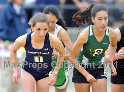 Thumbnail 3 in CIF NCS Masters Track & Field Championships (Girls 3200) photogallery.
