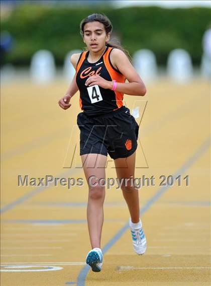 Thumbnail 1 in CIF NCS Masters Track & Field Championships (Girls 3200) photogallery.