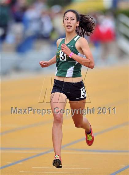 Thumbnail 1 in CIF NCS Masters Track & Field Championships (Girls 3200) photogallery.