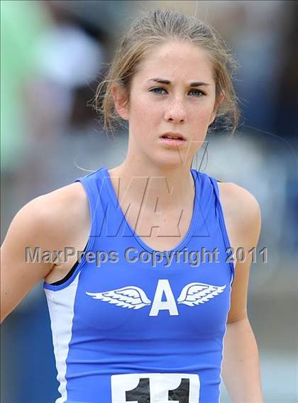 Thumbnail 1 in CIF NCS Masters Track & Field Championships (Girls 3200) photogallery.