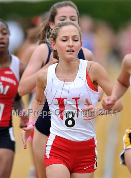 Thumbnail 1 in CIF NCS Masters Track & Field Championships (Girls 3200) photogallery.