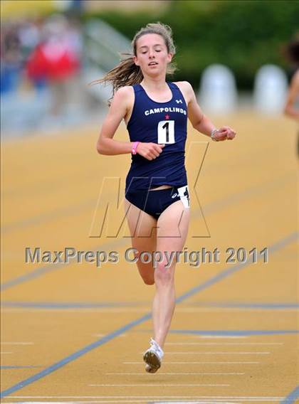 Thumbnail 3 in CIF NCS Masters Track & Field Championships (Girls 3200) photogallery.