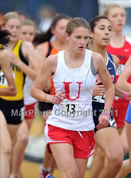 Thumbnail 3 in CIF NCS Masters Track & Field Championships (Girls 3200) photogallery.
