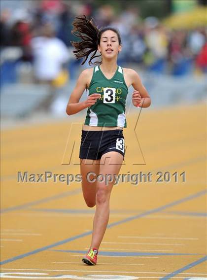 Thumbnail 3 in CIF NCS Masters Track & Field Championships (Girls 3200) photogallery.