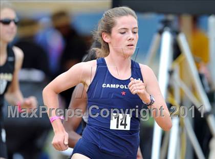 Thumbnail 3 in CIF NCS Masters Track & Field Championships (Girls 3200) photogallery.