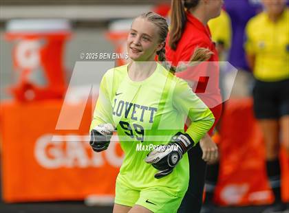 Thumbnail 3 in Lovett  vs. Greater Atlanta Christian (GHSA Private Championship) photogallery.