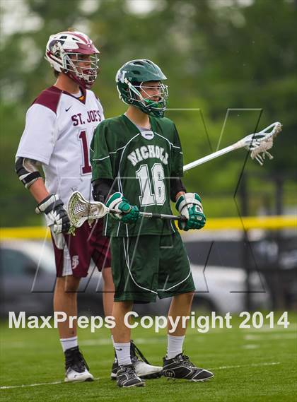 Thumbnail 3 in Nichols vs St Joseph's Collegiate Institute (Monsignor Martin Semifinal) photogallery.
