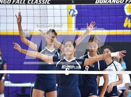 Thumbnail 3 in Xavier College Prep vs. Kamehameha Kapalama (Durango Fall Classic) photogallery.
