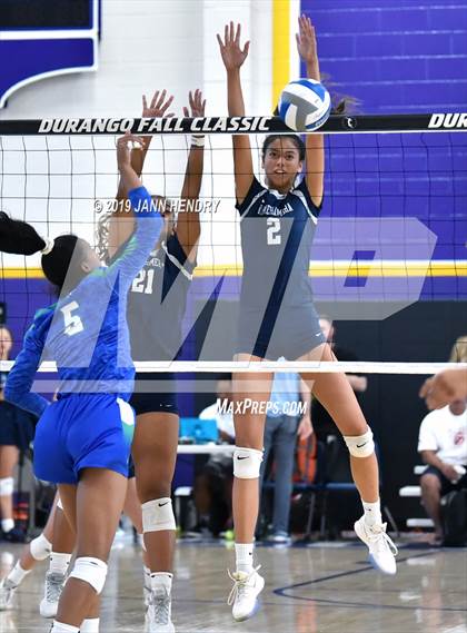Thumbnail 1 in Xavier College Prep vs. Kamehameha Kapalama (Durango Fall Classic) photogallery.