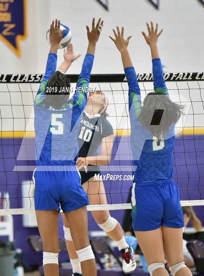 Thumbnail 1 in Xavier College Prep vs. Kamehameha Kapalama (Durango Fall Classic) photogallery.