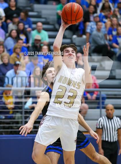 Thumbnail 2 in Huckabay @ Forestburg (UIL 1A D1 Basketball Sem-Regional) photogallery.