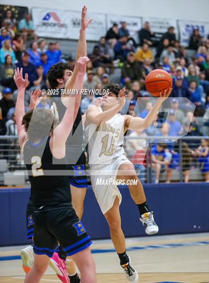 Thumbnail 2 in Huckabay @ Forestburg (UIL 1A D1 Basketball Sem-Regional) photogallery.