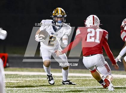 Thumbnail 3 in Delta @ Mississinewa (IHSAA 3A Section 28 Semifinal) photogallery.