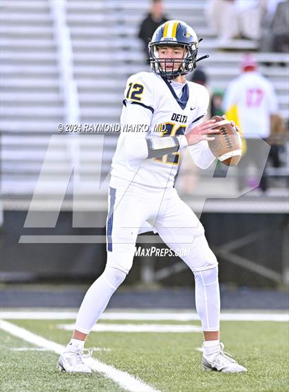 Thumbnail 3 in Delta @ Mississinewa (IHSAA 3A Section 28 Semifinal) photogallery.