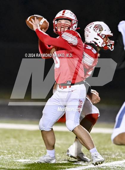 Thumbnail 3 in Delta @ Mississinewa (IHSAA 3A Section 28 Semifinal) photogallery.