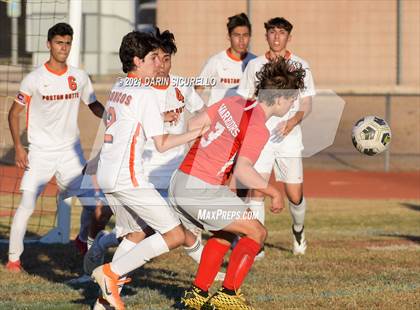 Thumbnail 2 in Poston Butte vs American Leadership Academy - Ironwood (Desert Ridge Cactus Cup Tournament) photogallery.