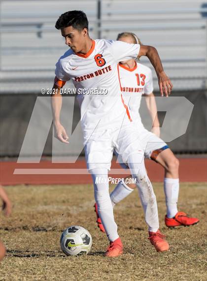Thumbnail 3 in Poston Butte vs American Leadership Academy - Ironwood (Desert Ridge Cactus Cup Tournament) photogallery.