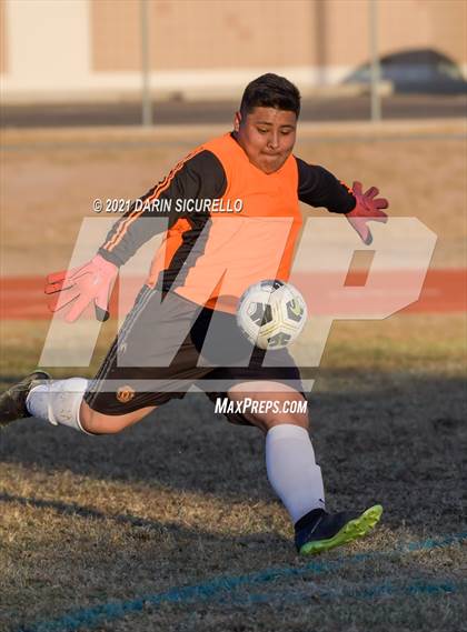 Thumbnail 3 in Poston Butte vs American Leadership Academy - Ironwood (Desert Ridge Cactus Cup Tournament) photogallery.