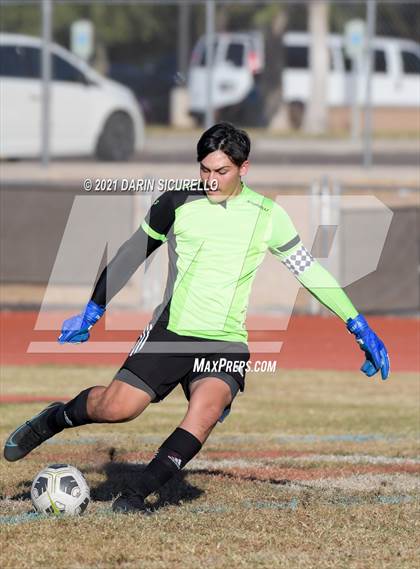 Thumbnail 2 in Poston Butte vs American Leadership Academy - Ironwood (Desert Ridge Cactus Cup Tournament) photogallery.