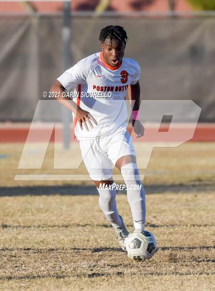 Thumbnail 2 in Poston Butte vs American Leadership Academy - Ironwood (Desert Ridge Cactus Cup Tournament) photogallery.