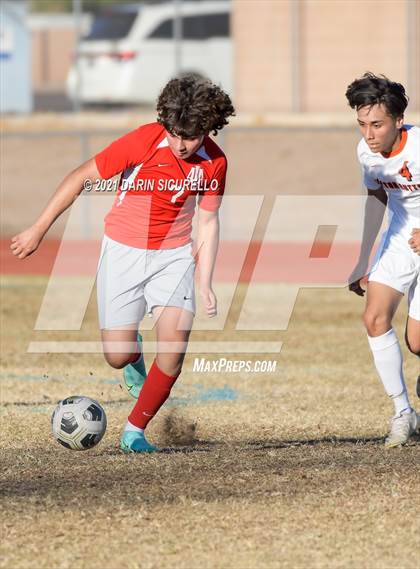 Thumbnail 3 in Poston Butte vs American Leadership Academy - Ironwood (Desert Ridge Cactus Cup Tournament) photogallery.