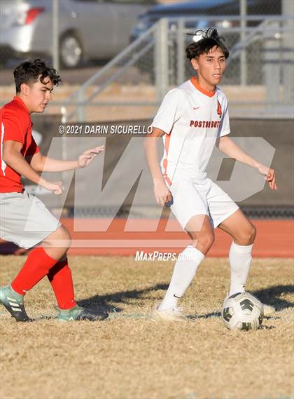 Thumbnail 2 in Poston Butte vs American Leadership Academy - Ironwood (Desert Ridge Cactus Cup Tournament) photogallery.