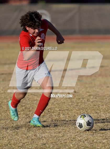 Thumbnail 3 in Poston Butte vs American Leadership Academy - Ironwood (Desert Ridge Cactus Cup Tournament) photogallery.