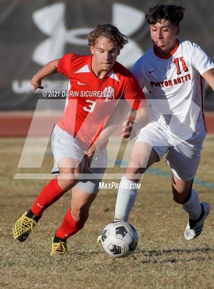 Thumbnail 2 in Poston Butte vs American Leadership Academy - Ironwood (Desert Ridge Cactus Cup Tournament) photogallery.