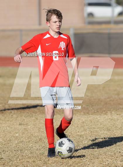 Thumbnail 3 in Poston Butte vs American Leadership Academy - Ironwood (Desert Ridge Cactus Cup Tournament) photogallery.