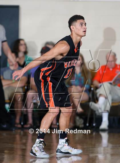 Thumbnail 2 in Webster Groves vs. Sierra Canyon (City of Palms Classic) photogallery.