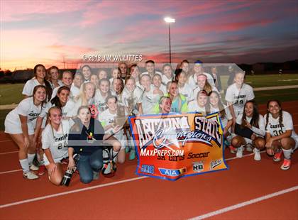 Thumbnail 2 in Casteel vs. Yuma Catholic (AIA 3A Final - Awards Photos) photogallery.