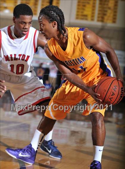 Thumbnail 2 in Milton vs. Norfolk Christian (City of Palms Classic) photogallery.