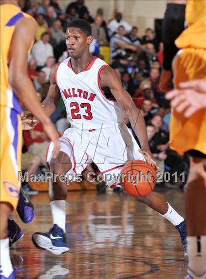Thumbnail 1 in Milton vs. Norfolk Christian (City of Palms Classic) photogallery.