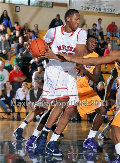 Thumbnail 3 in Milton vs. Norfolk Christian (City of Palms Classic) photogallery.