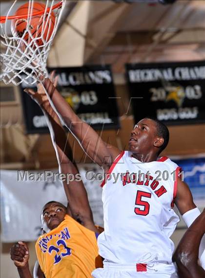 Thumbnail 1 in Milton vs. Norfolk Christian (City of Palms Classic) photogallery.