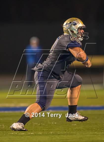 Thumbnail 2 in St. John Bosco vs. Long Beach Poly photogallery.